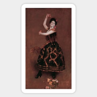 Carmencita - William Merritt Chase Sticker